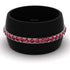 Men's Ruby Studded Wedding Band - Anthony No. 9